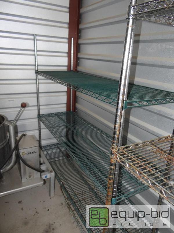 lot 101 image: Metro rack. 60&quot x 18&quot x 63&quot...