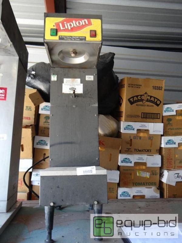 lot 110 image: Lipton ice tea machine....