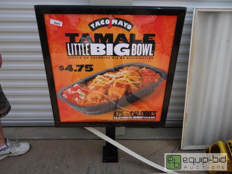 lot 126 image: Lighted menu board sign. LIKE NEW  33&quot ...