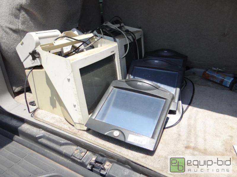 lot 137 image: POS system with 3 TEC monitors, 2 kitchen mon...