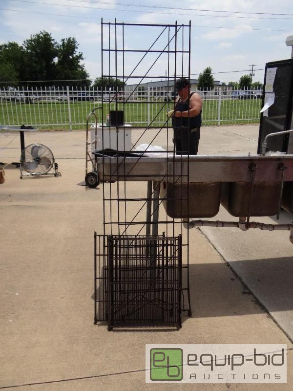 lot 148 image: Metal storage rack....