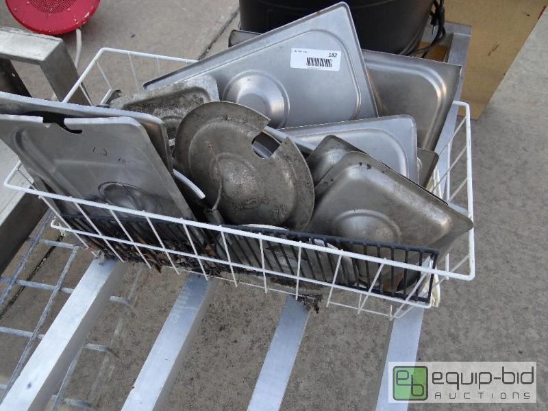 lot 182 image: Lot of ss insert lids....