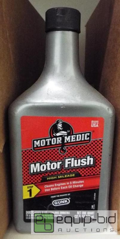 lot 1769 image: Motor Medic Motor Flush   Qty. 12  32 fl. oz ...