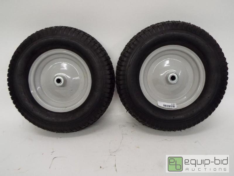 lot 1787 image: Lot of Tires (2)   Qty. 2  16x4.50-8  40 PSI ...