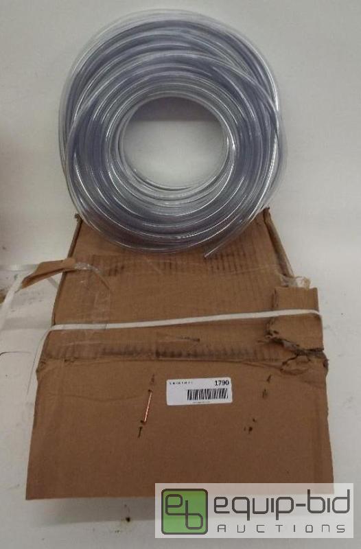 lot 1790 image: Clear Vinyl Tubing   Qty. 2  38 In.  100 Ft....