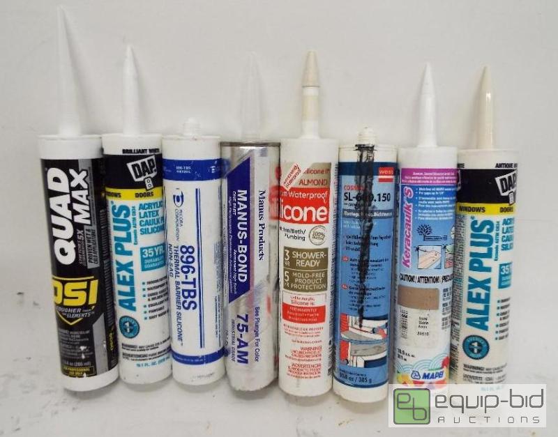 lot 1791 image: Lot of Misc. Caulking&nbsp   Qty. 8  See Pic...