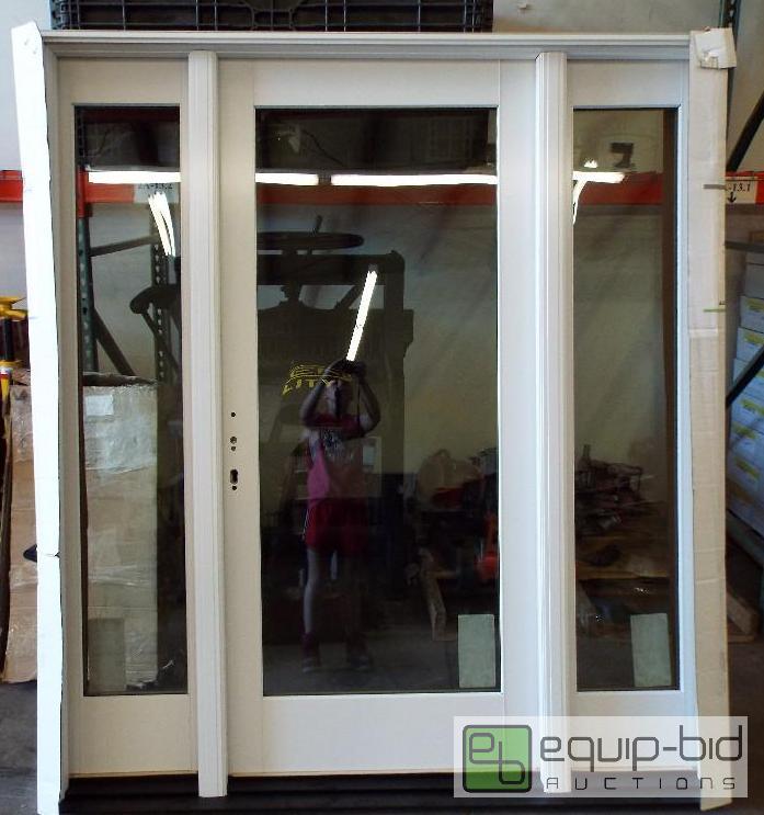 lot 4 image: NEW Woodgrain Millwork Patio Door   Ash...