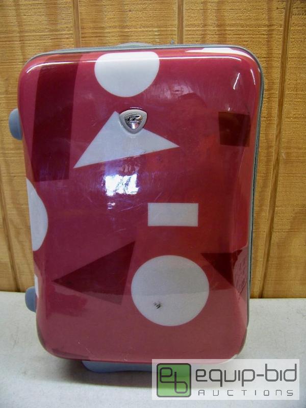 lot 1061 image: Pink Hardsided Rolling Suitcase