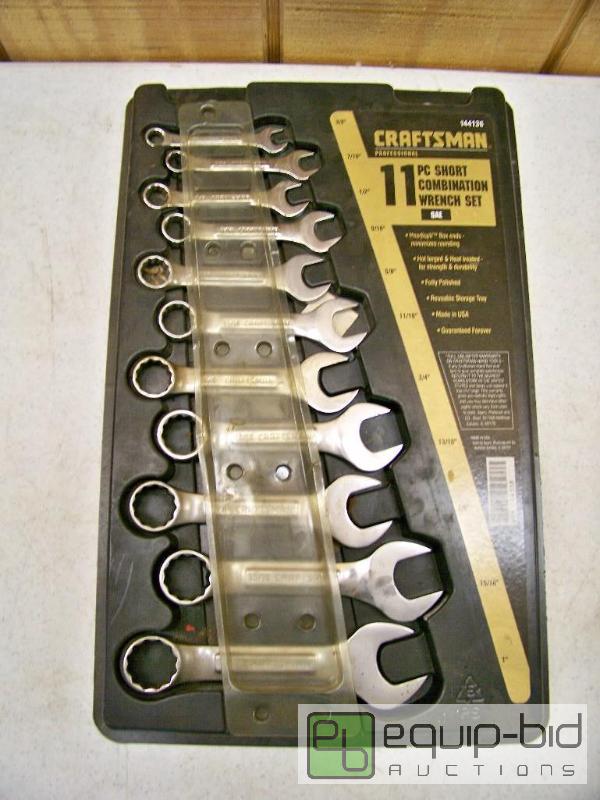 lot 1164 image: Craftsman 11 pc Short Combination Wrench Set