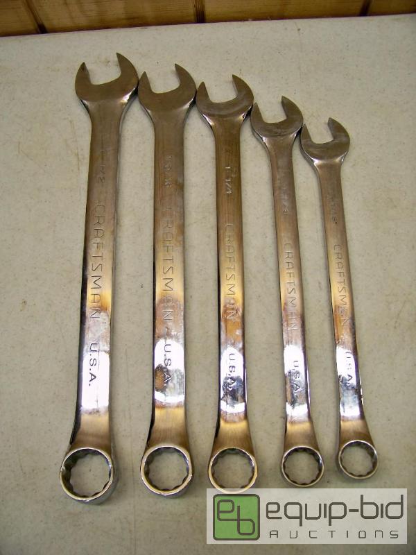 lot 1166 image: Craftsman Wrenches