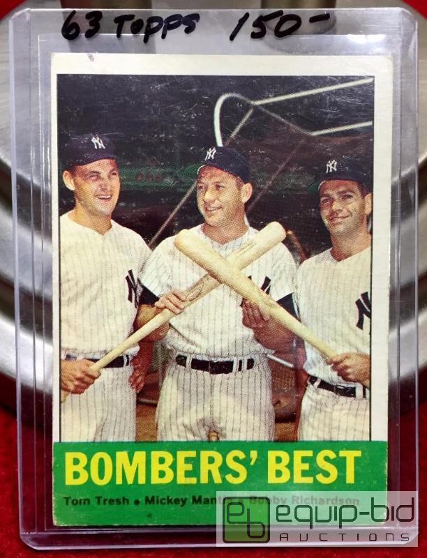 lot 1008 image: 1963&nbspTOPPS&nbspMICKEY MANTLE BOOK VALUE...