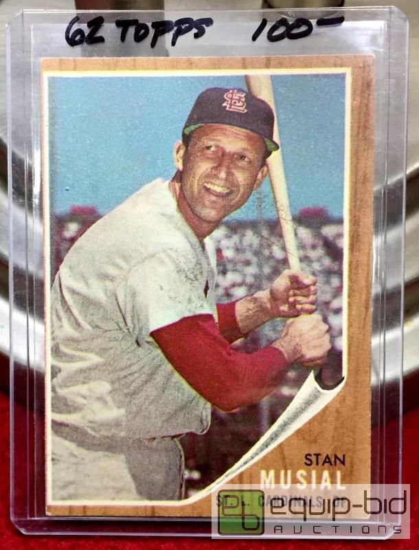 lot 1009 image: 1962&nbspTOPPS&nbspSTAN MUSIAL BOOK VALUE $...