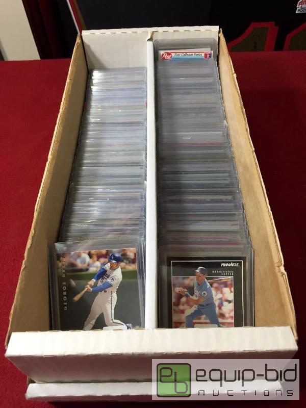 lot 1030 image: INCREDIBLE (200) CARD GEORGE BRETT LOT - ALL ...