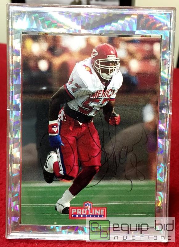 DERRICK THOMAS AUTHENTIC AUTOGRAPHED SIGNED , Kansas City Sports  Collectibles and Memorabilia Auction