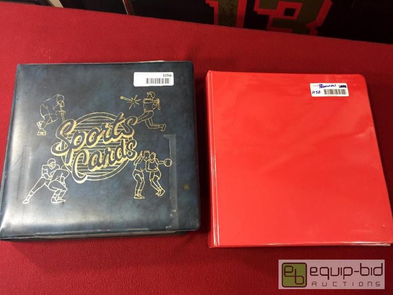 lot 1056 image: (2) NOTEBOOKS BOWMAN FOOTBALL SET   (1) 19...