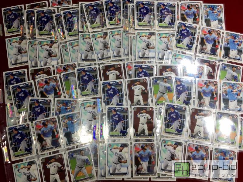 lot 1071 image: (25) 2014 BOWMAN KANSAS CITY ROYALS TEAM SET...