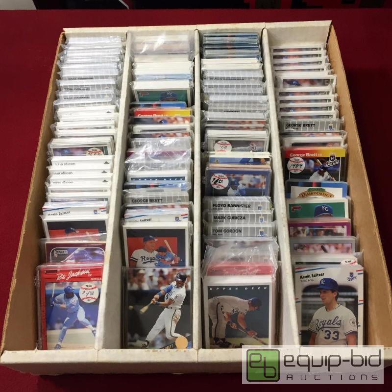lot 1087 image: (78) ASSORTED KANSAS CITY ROYALS TEAM SETS  A...