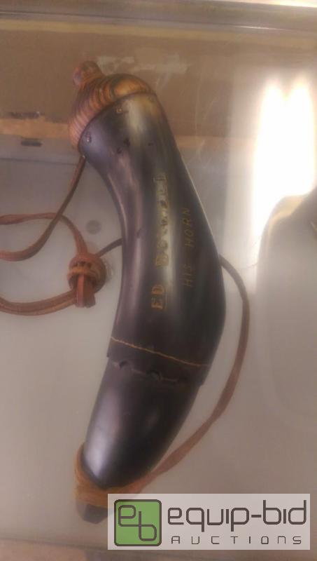 lot 110 image: Powder Horn...