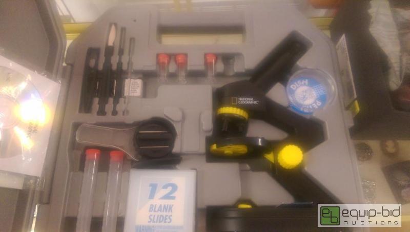 lot 112 image: National Geographic Microscope Set...