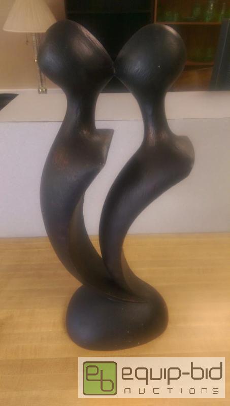lot 228 image: Couple Embracing Statue...