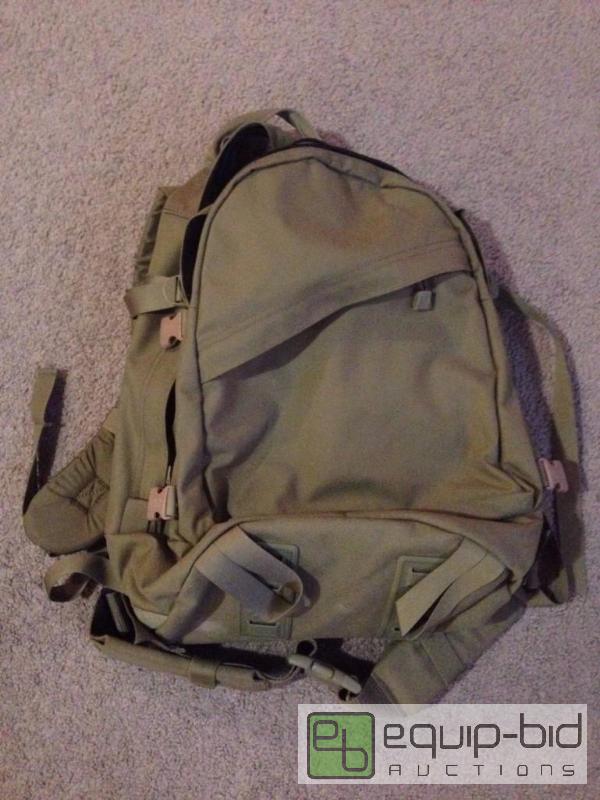 lot 24 image: MILITARY BLACKHAWK TACTICAL GEAR BACKPACK TAN...