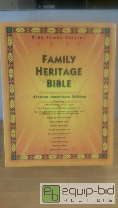 lot 243 image: Family Heritage Bible...