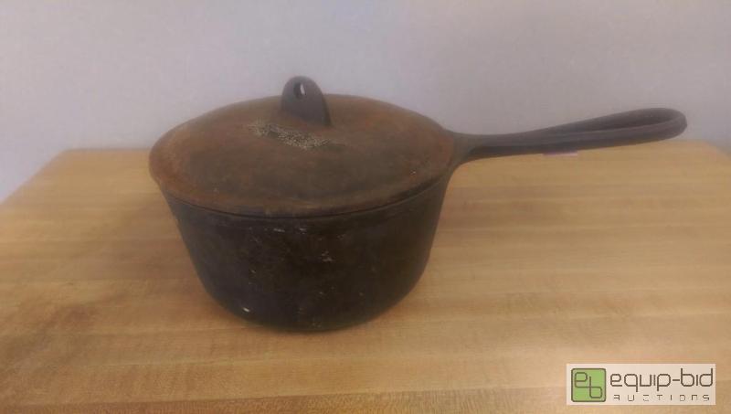 lot 244 image: Cast Iron Pan...