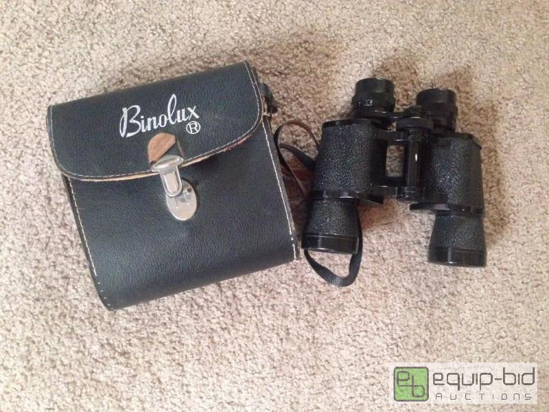 lot 26 image: BINOLUX BINOCULARS WITH LEATHER CASE &nbsp...