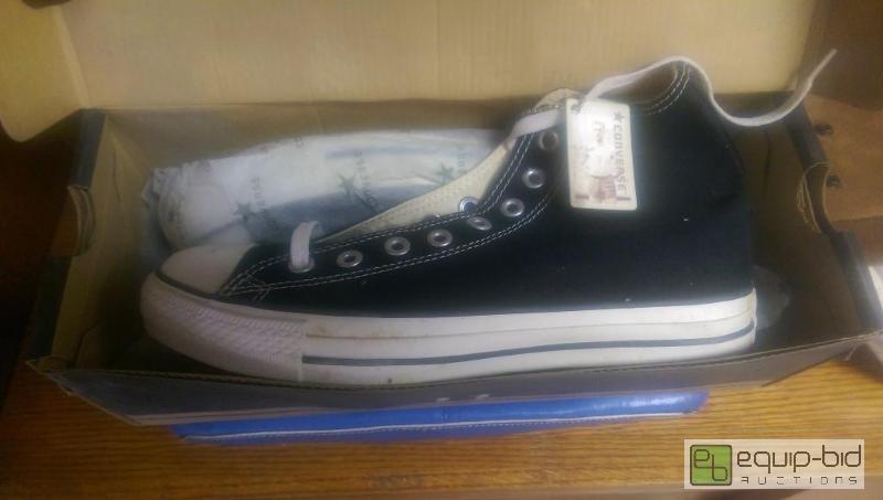 lot 281 image: Black Converse Chuck Taylors...