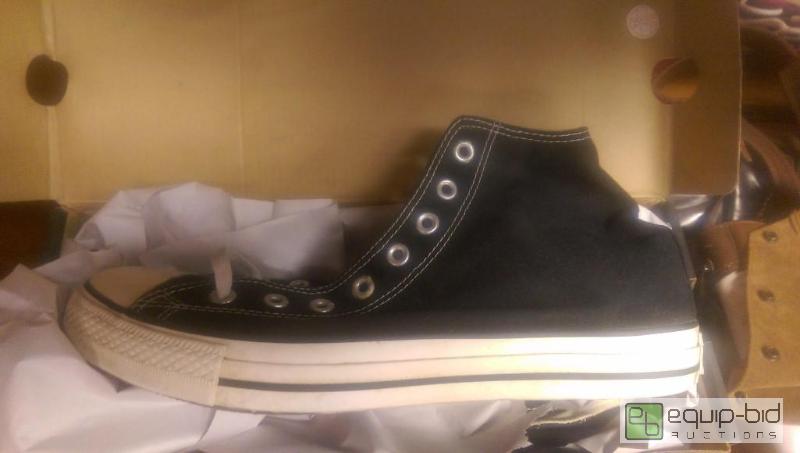 lot 282 image: Black Converse Chuck Taylors...