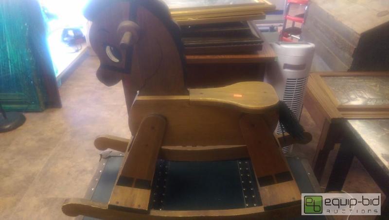 lot 324 image: Antique Rocking Horse...