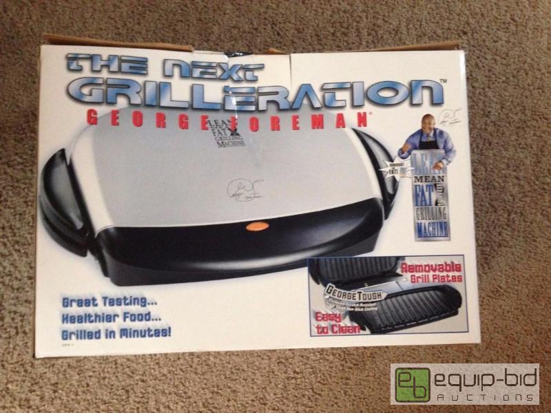 lot 33 image: GEORGE FOREMAN INDOOR GRILL THE NEXT GRILLERA...