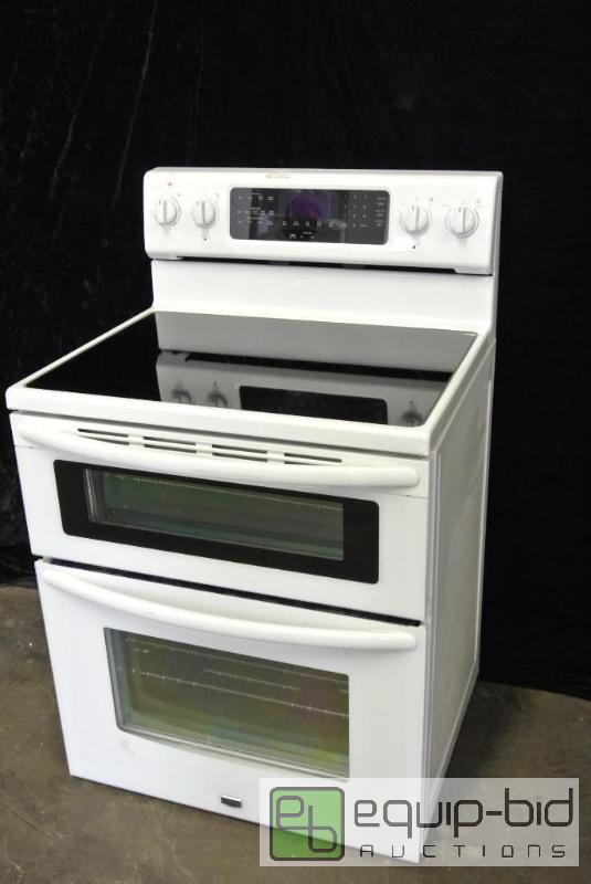 lot 1011 image: Maytag 5 burner electric range with double oven
