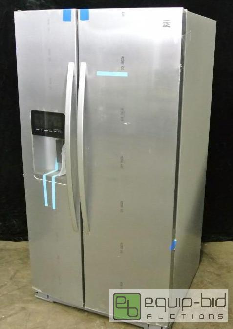 lot 1021 image: Kenmore side by side refrigeratorfreezer