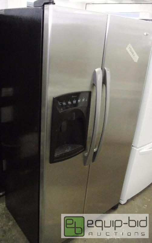 lot 3108 image: Amana Side by Side Residential Refrigerator