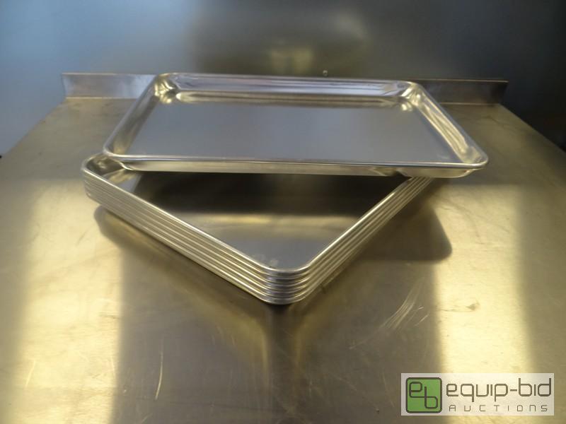 lot 1625 image: (12) New Half Size Aluminum Sheet Pans