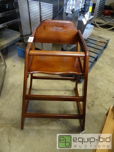 lot 1692 image: New Wooden High Chair