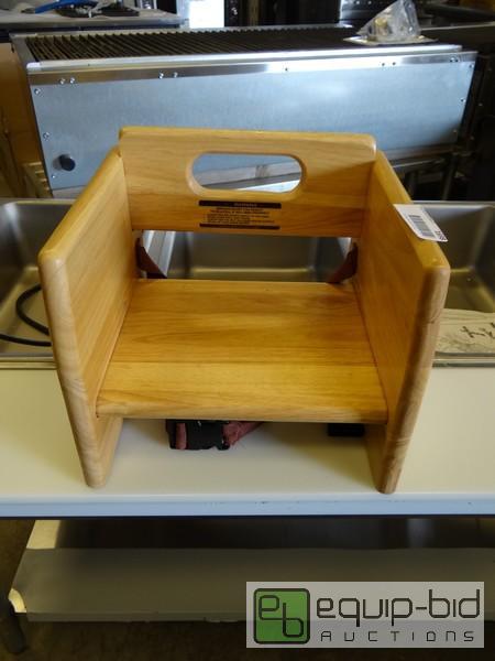 lot 1698 image: New Wooden Booster Seat