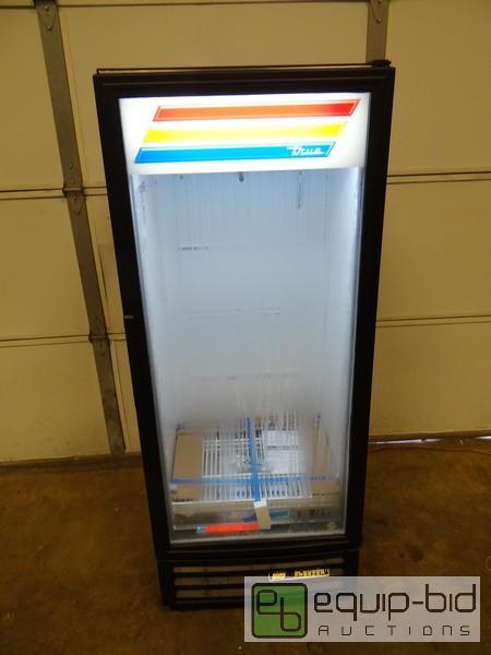 lot 698 image: True Single Door Glass Door Freezer