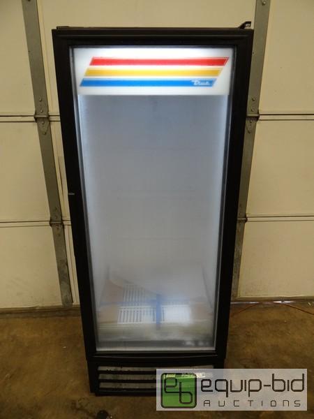 lot 699 image: True Single Door Glass Door Freezer