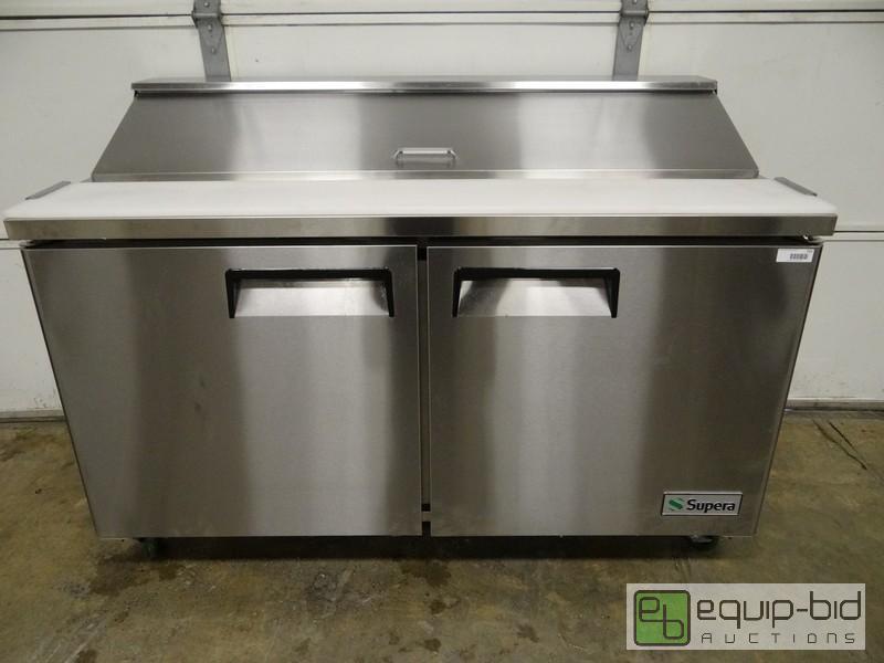 lot 710 image: Supera 60 Inch Sandwich Prep Table