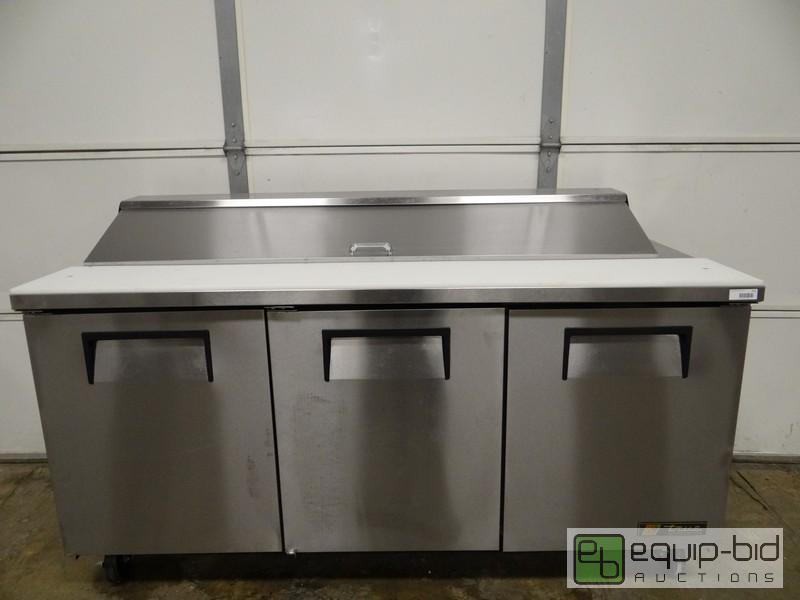lot 711 image: True 72 Inch Sandwich Prep Table