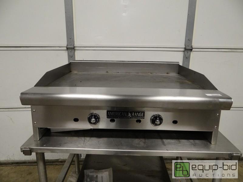 lot 727 image: New American Range 36 Inch Flat Top Griddle