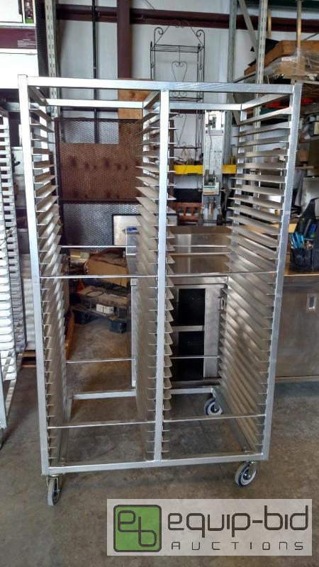 lot 793 image: Aluminum Double Full Size Sheet Pan Rack