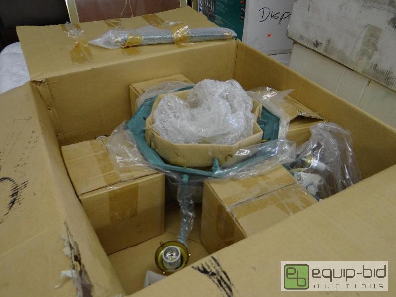 lot 2100 image: New in box chain hung chandelier....