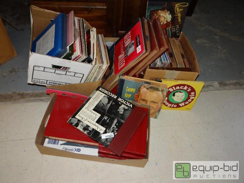 lot 2158 image: Lot of record albums....