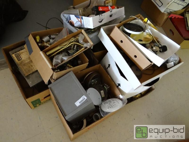 lot 2159 image: Large lot of lamp making parts....