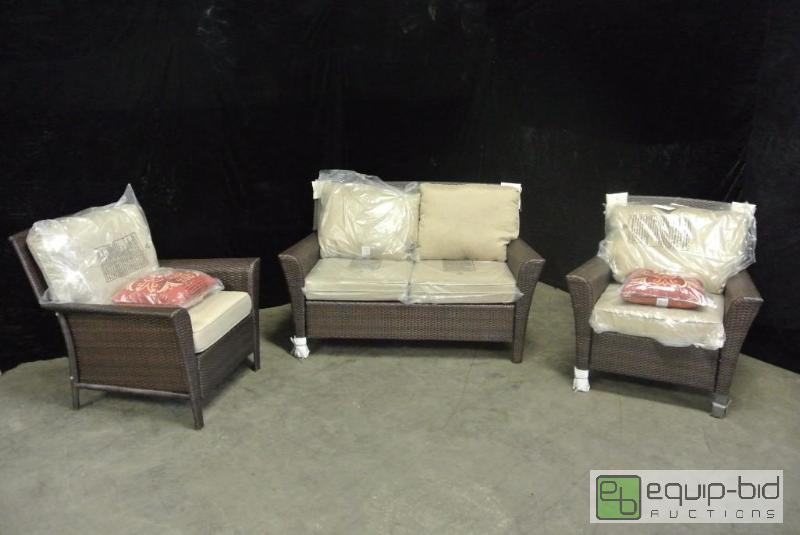 lot 756 image: Ty Pennington 3pc Outdoor Lounge Set