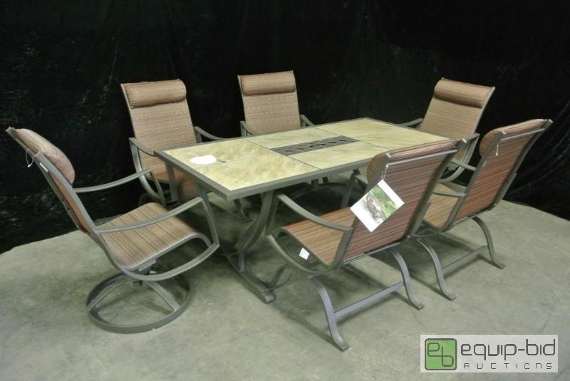 lot 758 image: Ty Pennington 7pc Palmetto Dining Set