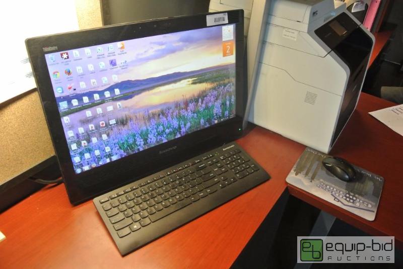 lot 702 image: Lenovo All-In-One PC with Keyboard and Wireless Mouse